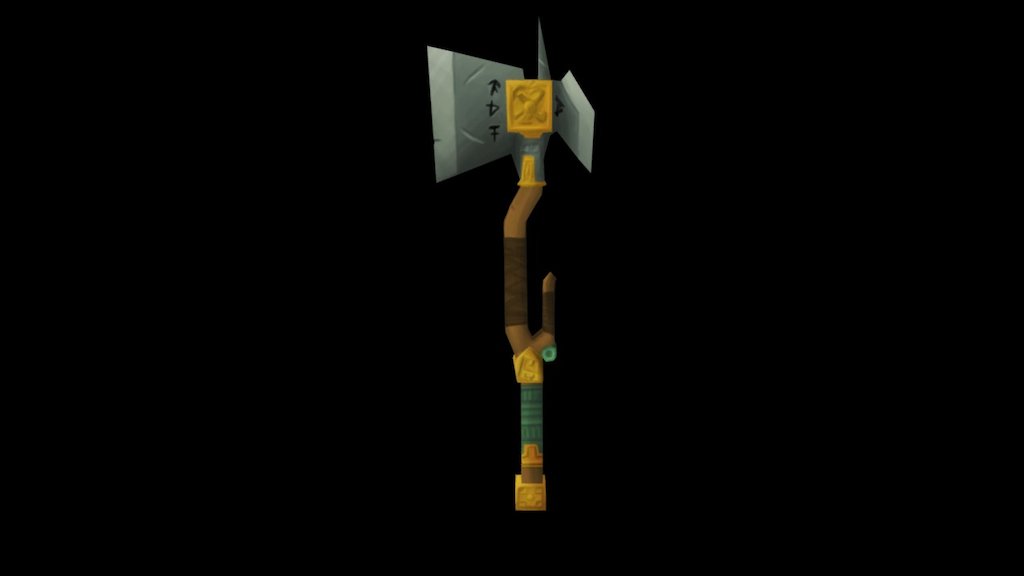 Hand painted Axe 1 - 3D model by Krayax [a0cbeeb] - Sketchfab