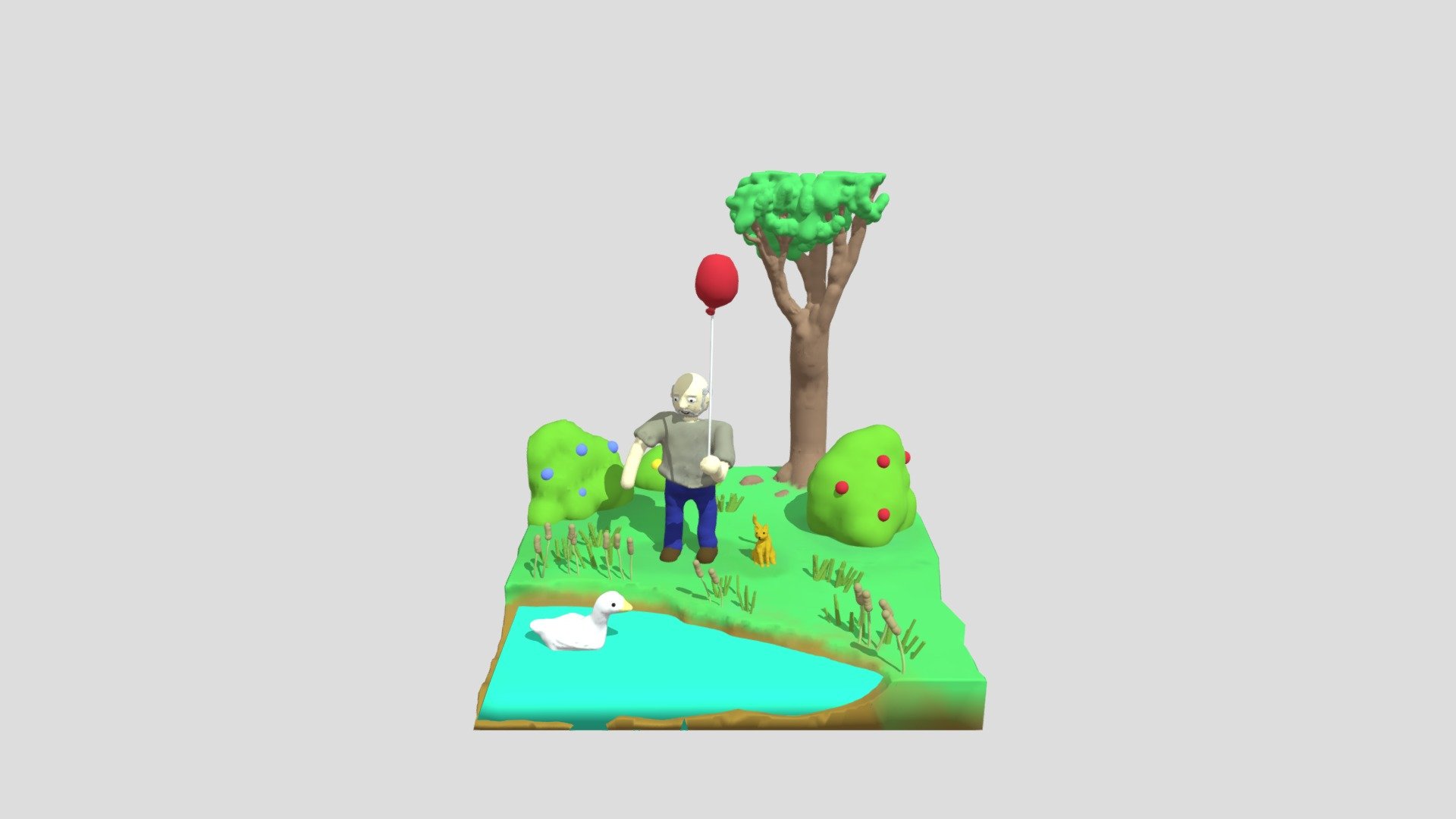 Sculpting doodle of things and stuff