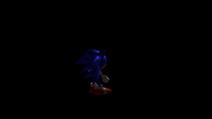 X- Treme Sonic Model by prismcreates on Twitter 3D Model