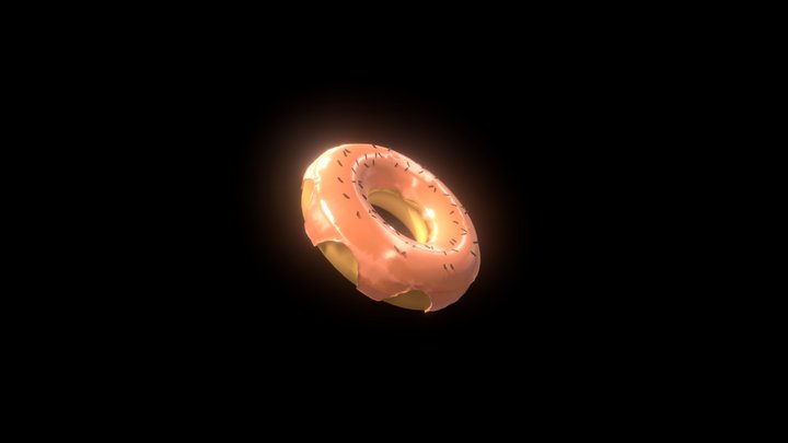 Donut 3D Model