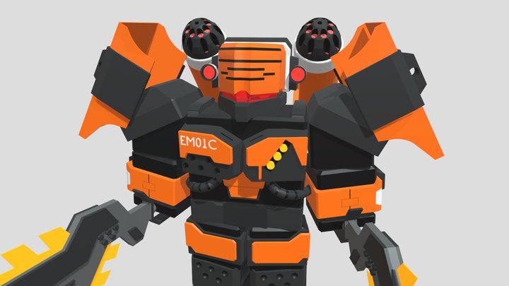 Eradicator MK I Combat 3D Model
