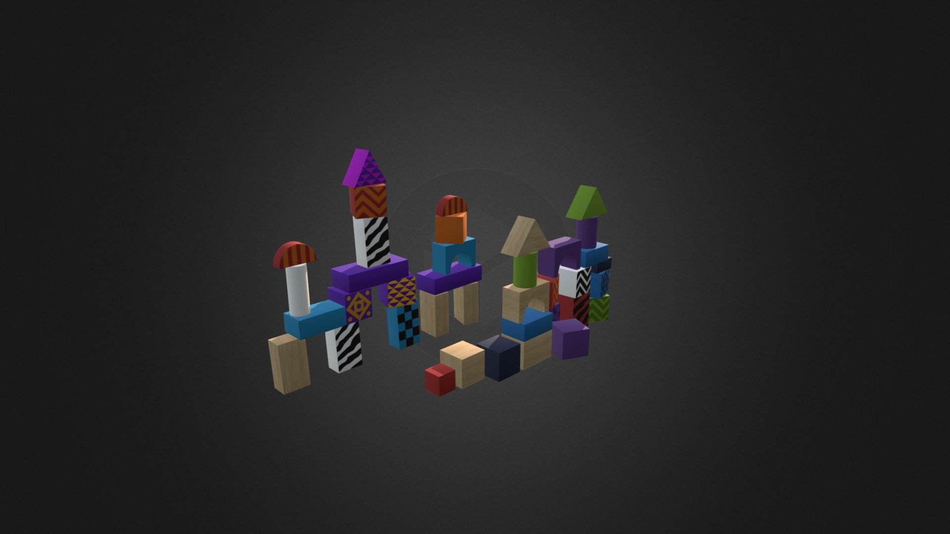 Wooden Blocks - Buy Royalty Free 3D model by cgaxis [a0cf20a ...