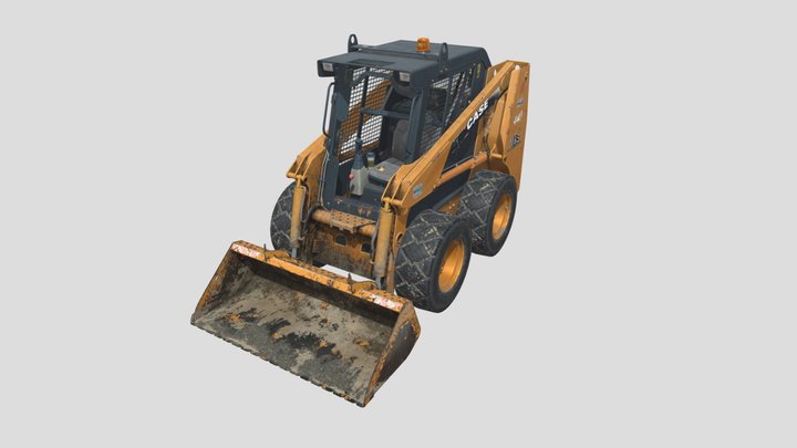 Case 440 Skid Steer Loader 3D Model
