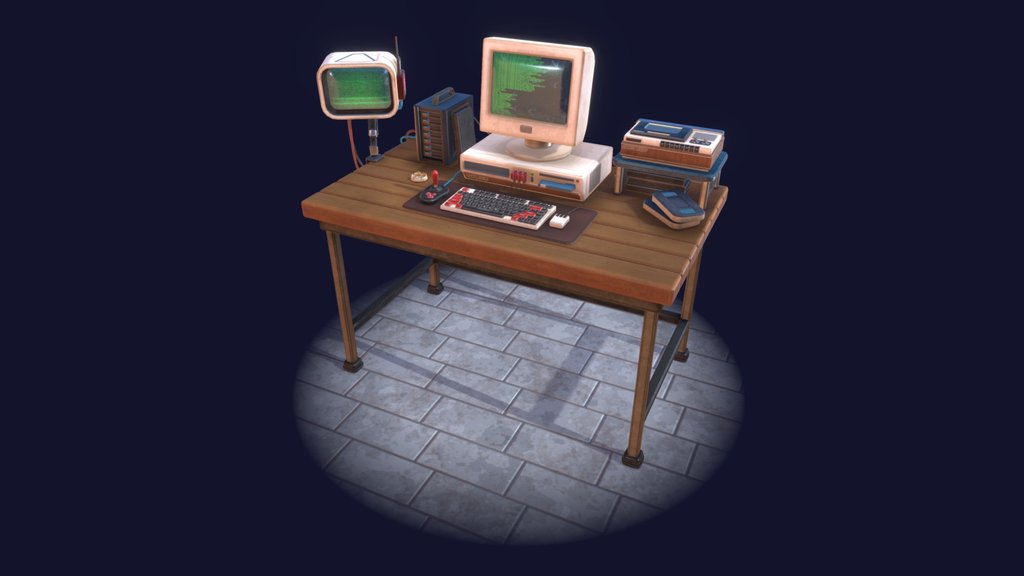 Hacker Room - Stylized