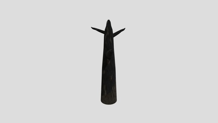 Tree Burned 3D Model