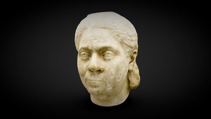 Portrait of a Roman Matron 3D Model
