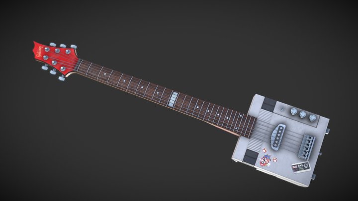 1985 Gibson NES Paul Guitar 3D Model
