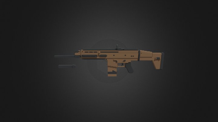 FN-Scar 3D Model