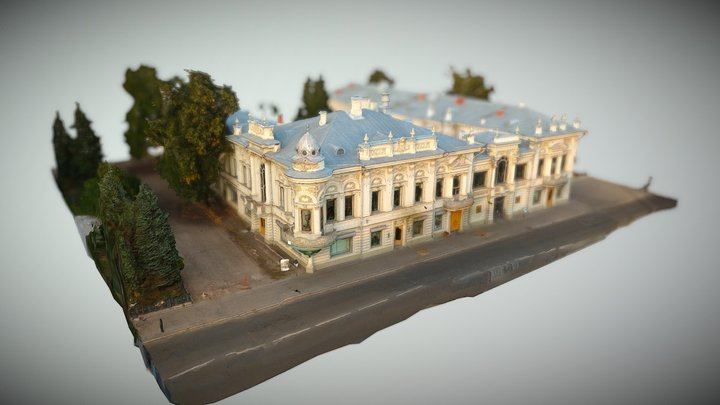 Национальная библиотека. Казань 3D Model