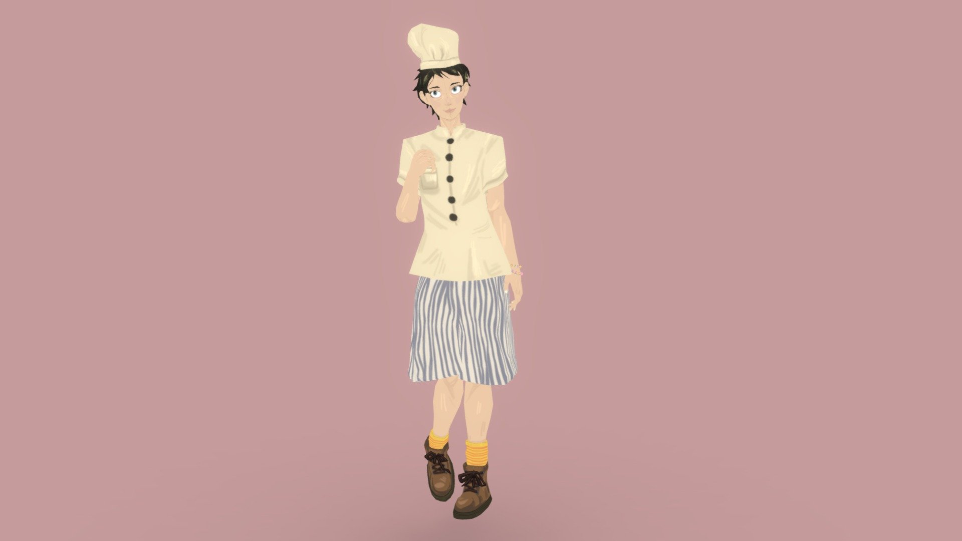 Chef Character Final - 3D model by KIARZ [a0d325c] - Sketchfab