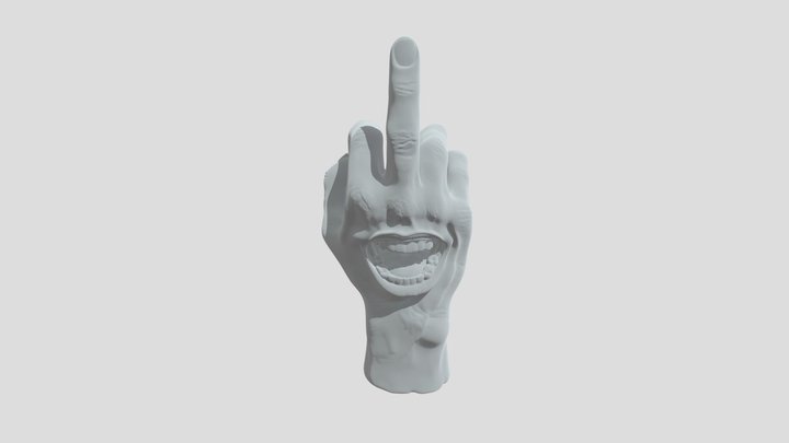 FXCK HAND UP 3D Model