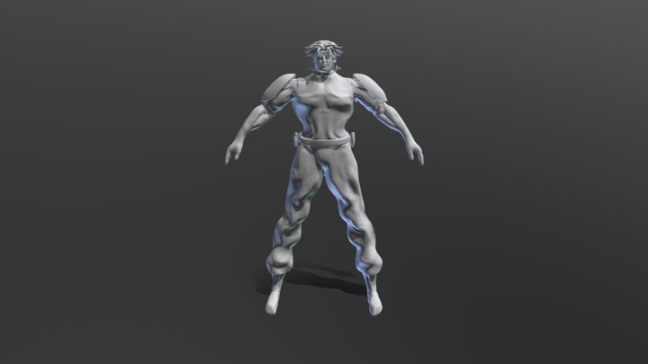 "K.A.I.N" character Zbrush Model 3D Model