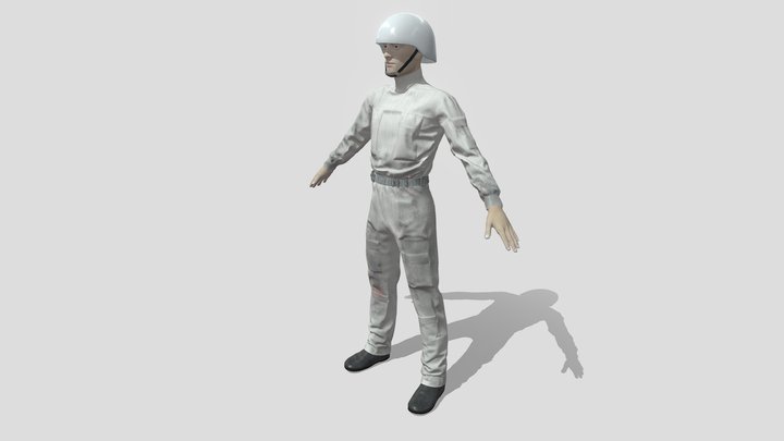 Star Wars Rebel Technician (rigged) – Modello 3D gratuito STL
