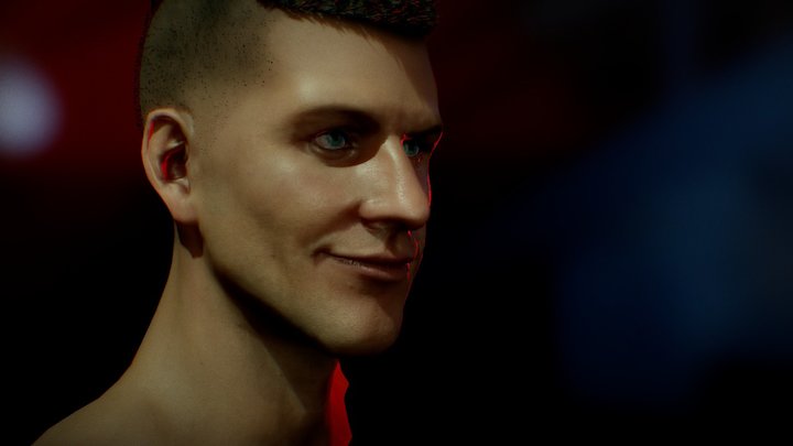 Marcus - head 3D Model