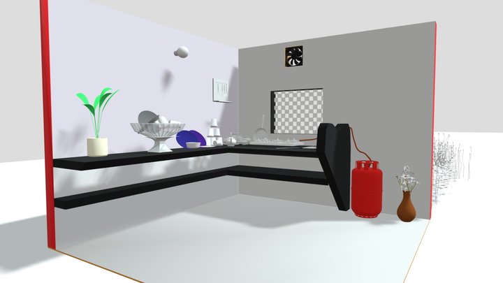 Kitchen simple Model – Modello 3D gratuito STL
