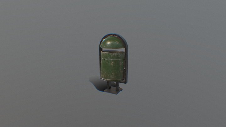 Мусорка 3D Model