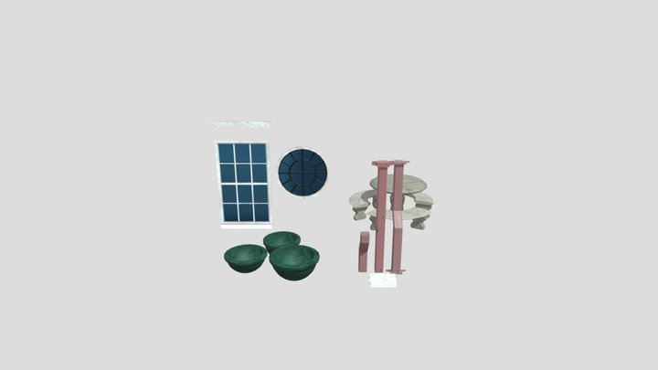 Brown-McPherson Modular Props 3D Model