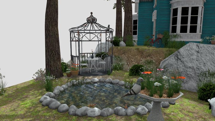 DAE Diorama - Grandma house 3D Model