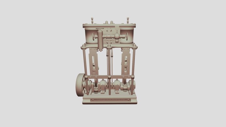 2cylsteamengine 3D Model