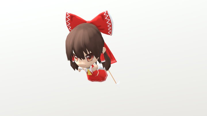 Hakurei Reimu_02 3D Model