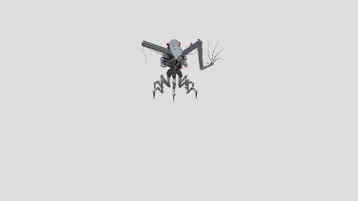 Prototype model (fixed whit bones) 3D Model