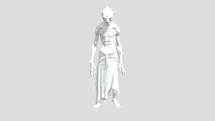 monstre Gobelin 3D Model