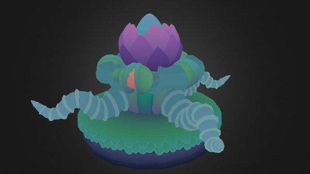 ikebana animation 3D Model