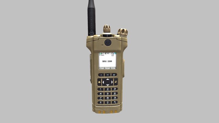 SRX 2200 - Military Radio 3D Model