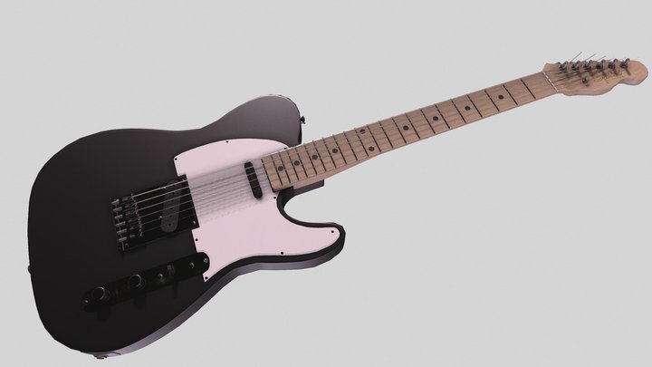 Fender Squier Affinity Telecaster 3D Model