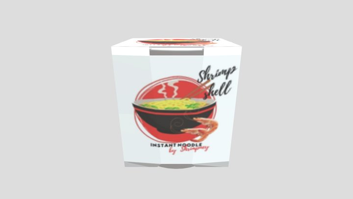 My_Instant_Noodle_Pack_03_Cup 3D Model