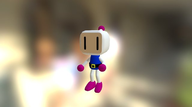 Bomberman - Idle 3D Model