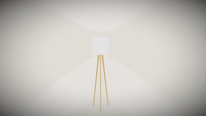 Luca Floor Lamp 3D Model