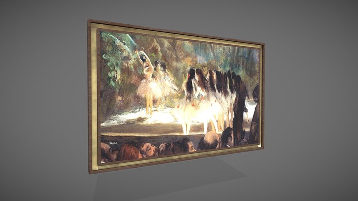Big painting 3D Model