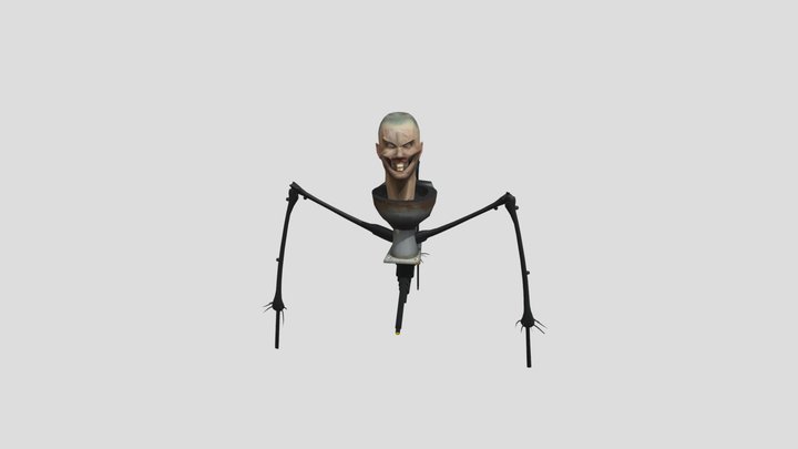 Araña_Toiled 3D Model