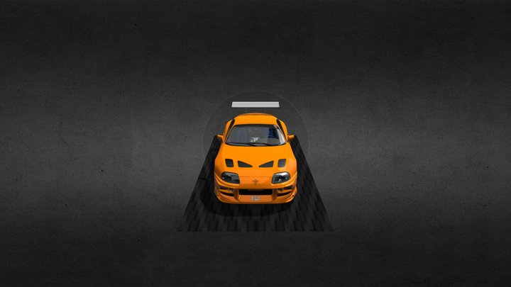 1994_toyota_supra_mk_iv_bomex_fast__furious 3D Model
