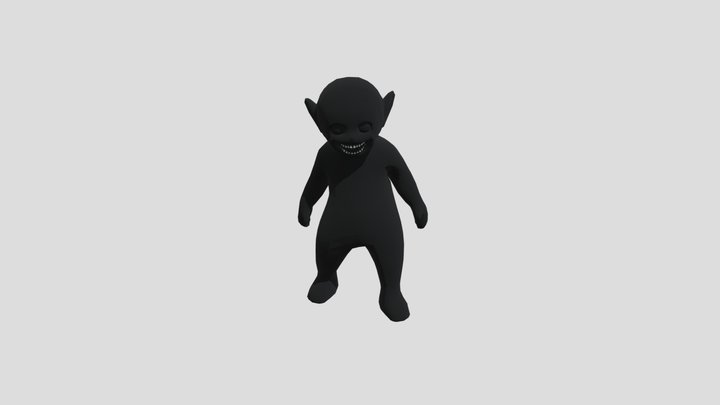Slendytubbies Ø - Silhouette 3D Model