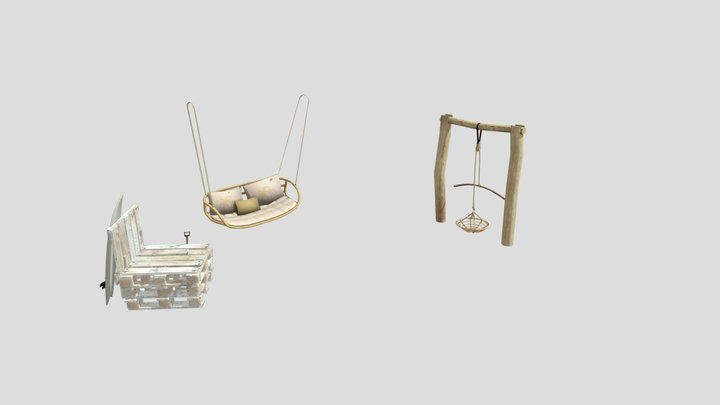 BY THE OCEAN - Texture 2 More detailed props 3D Model