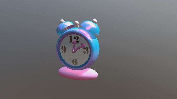 Clock Complete 3D Model