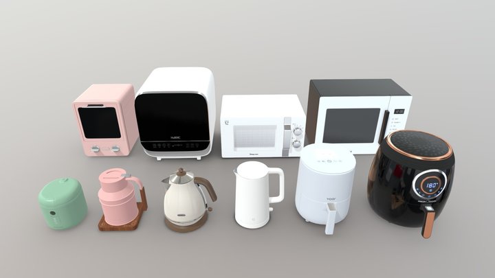 Kitchen Pack | Blender-UE5-C4D-3DS-max | 1 3D Model