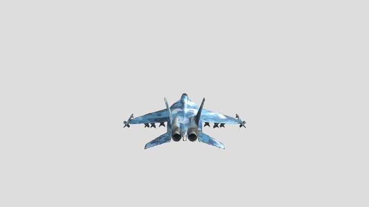Sukhoi Su-57 3D Model