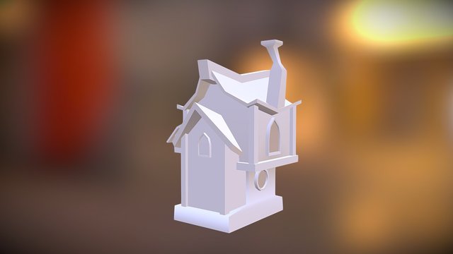 Lowpoly house 3D Model