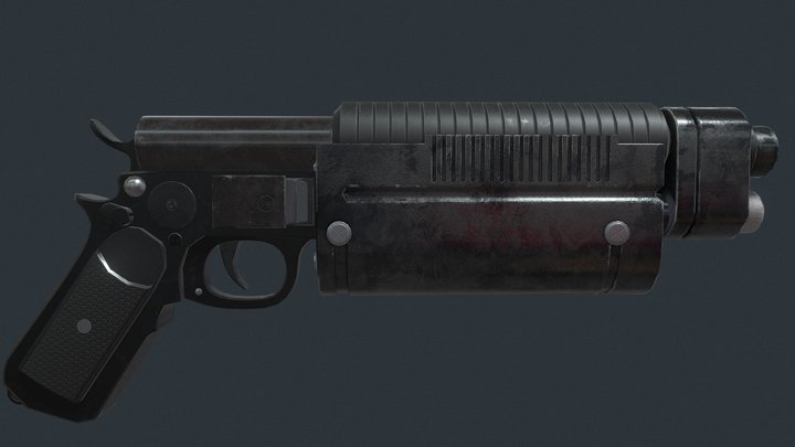 K-19 Blaster ( Star Wars ) 3D Model