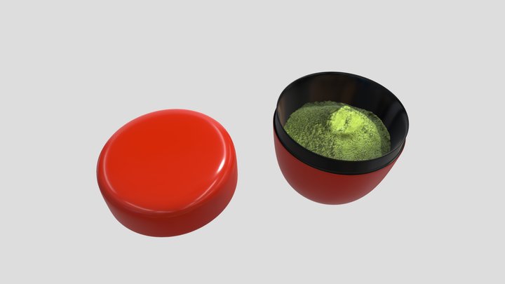 Red Natsume (棗:朱) 3D Model