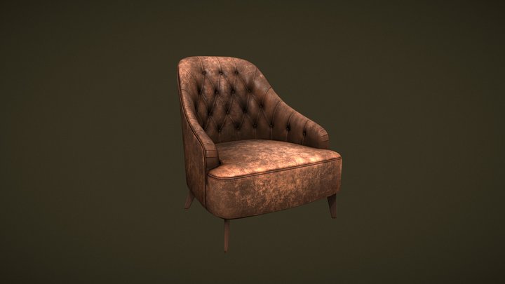 fotelik LP 3D Model