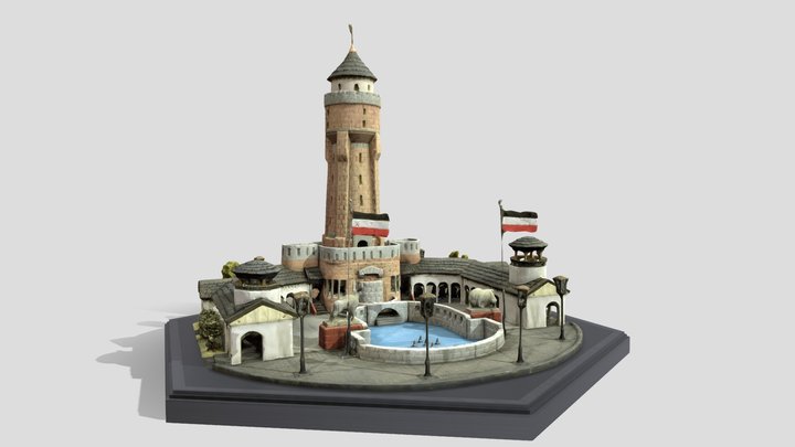 Neuer Wasserturm - Josef Winthagen 3D Model