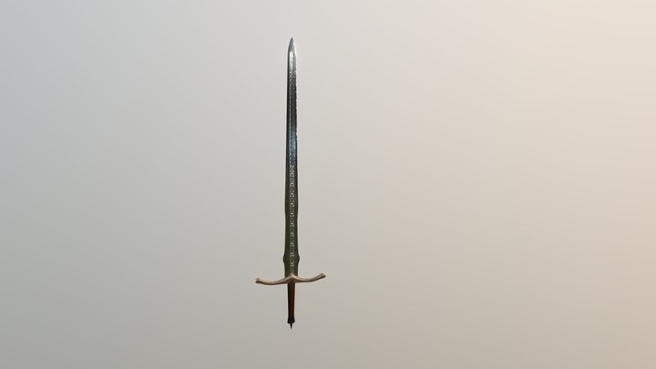 Medieval Sword 3D Model