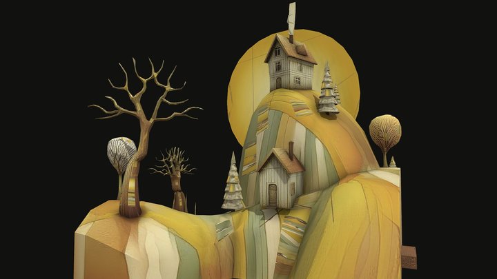 Landscape in yellow