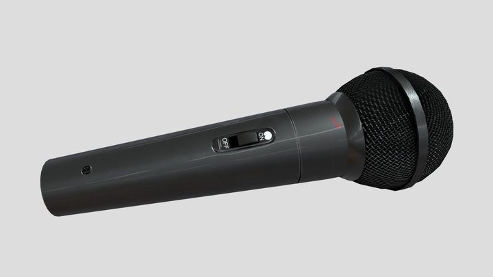 Fredster's Microphone – Kostenloses 3D-Modell STL