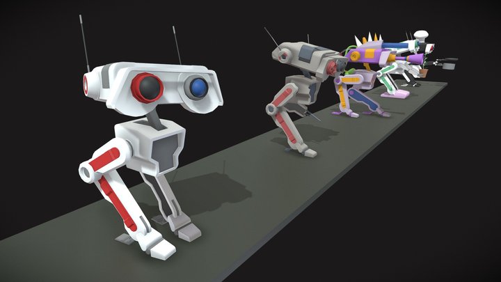 XYZ Home Work. Star Wars BD-1 3D Model