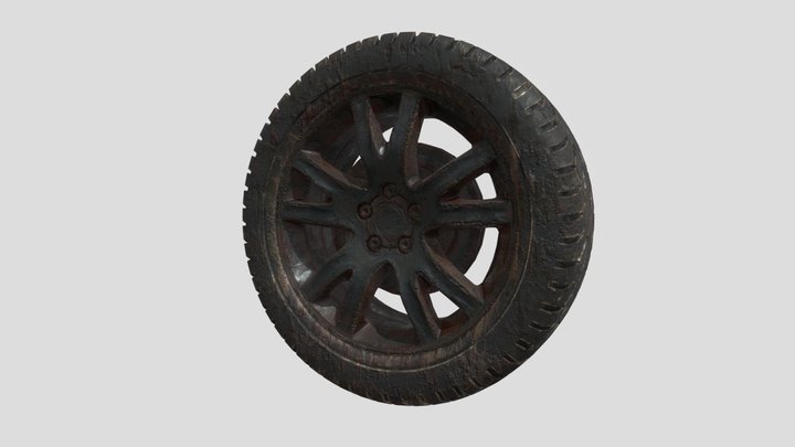 tyre debris 3D Model